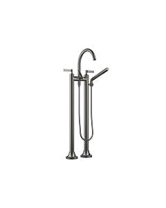 Dornbracht Vaia Wannen-Zweigriff-Armatur 25943819-99 Dark Platinum matt, mit Brausegarnitur