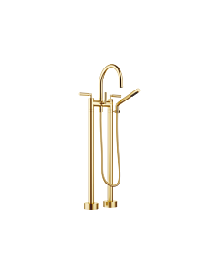 Dornbracht Tara . Two-hole bath mixer 25943882-28 Lever, free-standing, with fittings, brushed brass