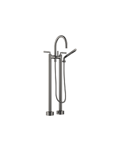 Dornbracht Tara . Two-hole bath mixer 25943882-99 Lever, free-standing, with set, dark platinum matt