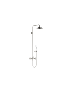 Dornbracht Madison Duschgarnitur 26632360-06 mit Brause-Zweihandmischer, Ausladung Standbrause 420 mm, platin matt