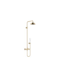 Dornbracht Madison Duschgarnitur 26632360-09 mit Brause-Zweihandmischer, Ausladung Standbrause 420 mm, messing