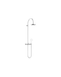 Dornbracht Tara . Shower set 26632892-00 with two-hand shower mixer, projection of standing shower 420 mm, chrome