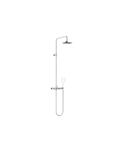 Dornbracht Tara . Shower set 26633892-00 with two-hand shower mixer, projection of standing shower 420 mm, chrome