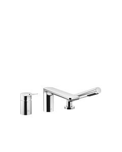 Dornbracht Mélangeur de bain 3 trous Lissè 27412845-00 Installation bord de baignoire / bord de carrelage, chromé