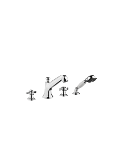 Dornbracht Madison mélangeur de bain à quatre trous 27502360-00 pour montage sur bord de baignoire / chromé