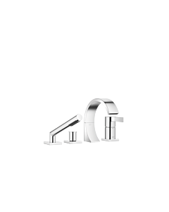 Dornbracht Cyo four-hole bath fitting 27632811-00 for bath rim/tile rim installation, chrome