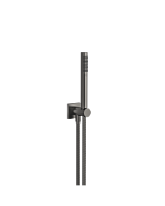 Dornbracht Brausegarnitur 27802970-99 mit integriertem Brausehalter, Dark Platinum matt