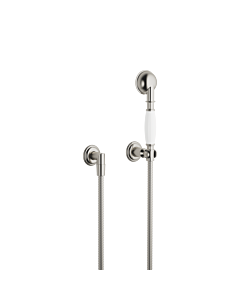 Dornbracht Madison Schlauchbrausegarnitur 27803361-06 mit Einzelrosetten, platin matt