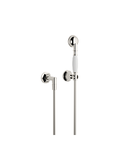 Dornbracht Madison Flair set de douche 27803371-08 avec rosaces simples, platine