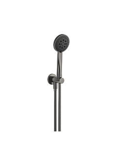 Dornbracht Tara . Set de douchette à main 27803660-99 avec support de douche intégré, platine foncé mat