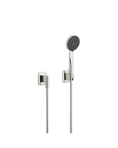 Dornbracht Lissè hose shower set 27803845-06 with individual rosettes, matt platinum
