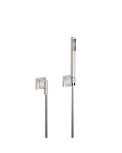 Dornbracht Brausegarnitur Symetrics platin, mit Einzelrosetten