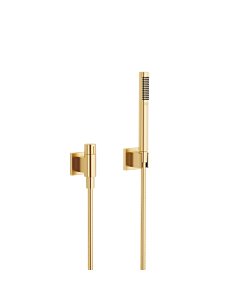 Dornbracht Symetrics set de douche 27809980-28 avec rosaces individuelles et réglage du volume, laiton brossé