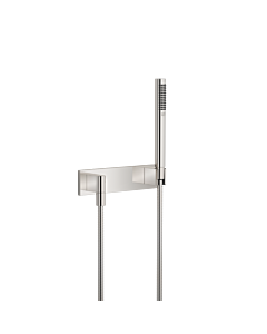 Dornbracht Brausegarnitur Symetrics platin, mit Abdeckplatte