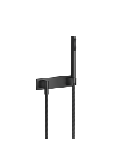 Dornbracht Brausegarnitur Elemental Spa 2781898033 schwarz matt, mit Abdeckplatte