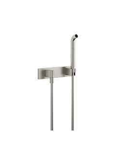 Dornbracht Water Modules hand shower set 27838979-06 Pour pipe with cover plate, matt platinum