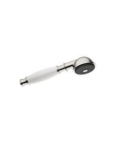 Dornbracht Madison Handbrause 28002970-060010 Metall, Porzellangriff weiß, platin matt