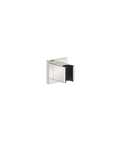 Dornbracht Wandbrausehalter Deque platin, mit Rosette 60 x 60 mm