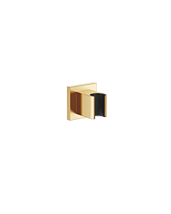 Dornbracht Symetrics Wandbrausehalter 28050980-28 mit Rosette 60 x 60 mm, messing gebürstet