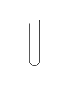 Dornbracht Metall-Brauseschlauch 28204970-33 1/2" x 1/2" x 1750 mm, schwarz matt