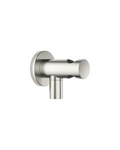 Dornbracht Meta wall connection bend 28490660-06 1/2 &quot;, shower outlet 3/8&quot;, with shower holder, matt platinum