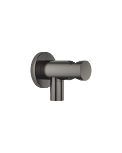 Dornbracht Meta Wandanschlussbogen 28490660-99 1/2", Brauseabgang 3/8", mit Brausehalter, Dark Platinum matt