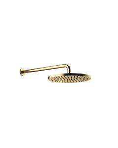 Dornbracht 28679970-28 with wall connection, projection 450 mm, Ø 300 mm, brushed brass