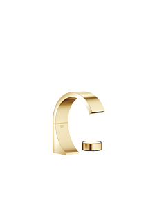 Dornbracht Cyo freestanding spout 29217811-38 for washbasin, projection 133mm, without waste set, brass
