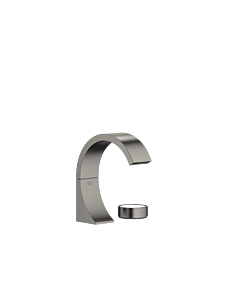 Dornbracht Cyo freestanding spout 29217811-99 for washbasin, projection 133mm, without waste set, Dark Platinum matt