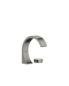 Dornbracht Cyo freestanding spout 29218811-99 for washbasin, projection 167mm, without waste set, Dark Platinum matt