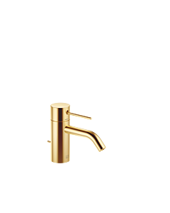 Dornbracht Meta single lever mixer 33501662-28 with waste set, projection 125 mm, brushed brass