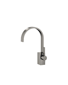Dornbracht Mem single lever mixer 33501782-99 for washbasin, with waste set, dark platinum matt