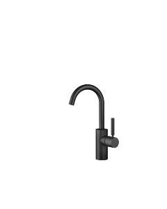 Dornbracht Meta single lever mixer 33525661-33 without waste set, projection 123 mm, matt black