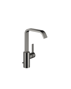 Dornbracht IMO Wash basin mixer 33528671-99 with high spout, Dark Platinum brushed
