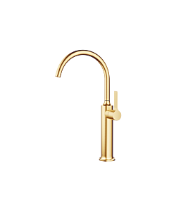 Dornbracht Vaia Einhandmischer 33534809-28 für Waschtisch, mit erhöhtem Standfuß, ohne Ablaufgarnitur, messing gebürstet