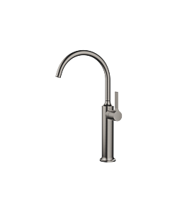 Dornbracht Vaia Einhandmischer 33534809-99 für Waschtisch, mit erhöhtem Standfuß, ohne Ablaufgarnitur, Dark Platinum matt