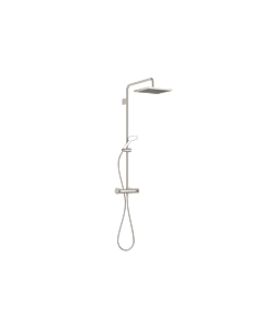 Dornbracht Symetrics shower set 34459980-08 with shower thermostat, projection standing shower 450 mm, platinum
