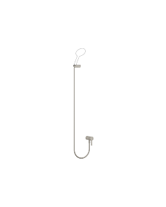 Dornbracht shower set 36002970-06 with integrated shower connection and hand shower set, platinum matt