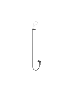 Dornbracht Duschgarnitur 36002970-33 mit integriertem Brauseanschluss und Handbrausegarnitur, schwarz matt