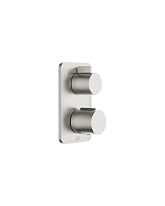 Dornbracht Lissè Fertigmontageset 36426845-06 für UP-Thermostat, mit Zweiwege-Mengenregulierung, platin matt