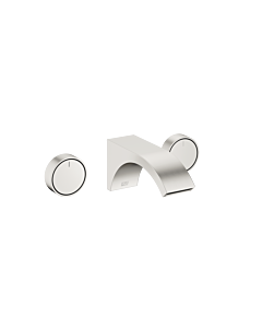 Dornbracht Cyo three-hole wall fitting 36707811-06 for washbasin, projection 160mm, without waste set, matt platinum