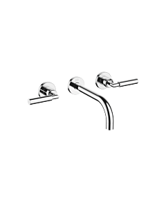 Dornbracht Waschtisch Wand Armatur Tara.3671288200 chrom, Ausladung 190mm, Hebelgriffe, Rosetten