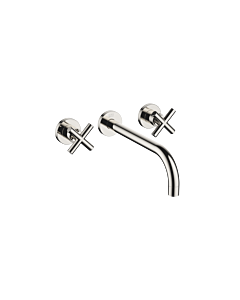 Dornbracht Tara. Fertigmontageset 36717892-08 für Waschtisch-Wand-Armatur, ohne Ablaufgarnitur, 240 mm, platin