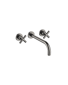 Dornbracht Tara . Set de finition 36717892-99 pour garniture de vidange mural, sans allumette 0, 240 mm, platine foncé mat