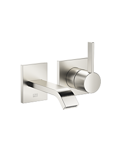 Dornbracht IMO Waschtisch-Wandarmatur 36860671-06 ohne Ablaufgarnitur, Platin gebürstet