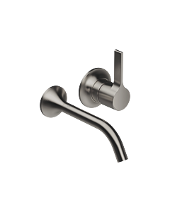 Dornbracht Vaia Fertigmontageset 36860809-99 für Wand-Einhandmischer, ohne Ablaufgarnitur, Dark Platinum matt