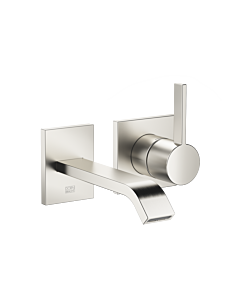 Dornbracht IMO Waschtisch-Wandarmatur 36861671-06  ohne Ablaufgarnitur, Platin gebürstet