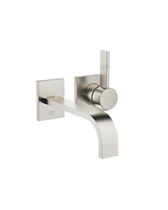 Dornbracht Mem trim set 36861782-06 for wall-mounted single lever basin mixer, without waste set, matt platinum