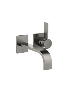 Dornbracht Mem trim set 36861782-99 for wall-mounted single lever basin mixer, without waste set, dark platinum matt