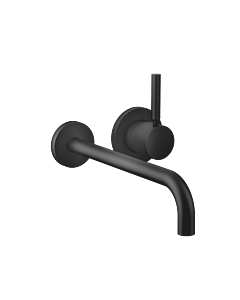 Dornbracht Meta Fertigmontageset 36863660-33 für Wand-Einhandmischer, Biegeradius von 90°, ohne Ablaufgarnitur, schwarz matt